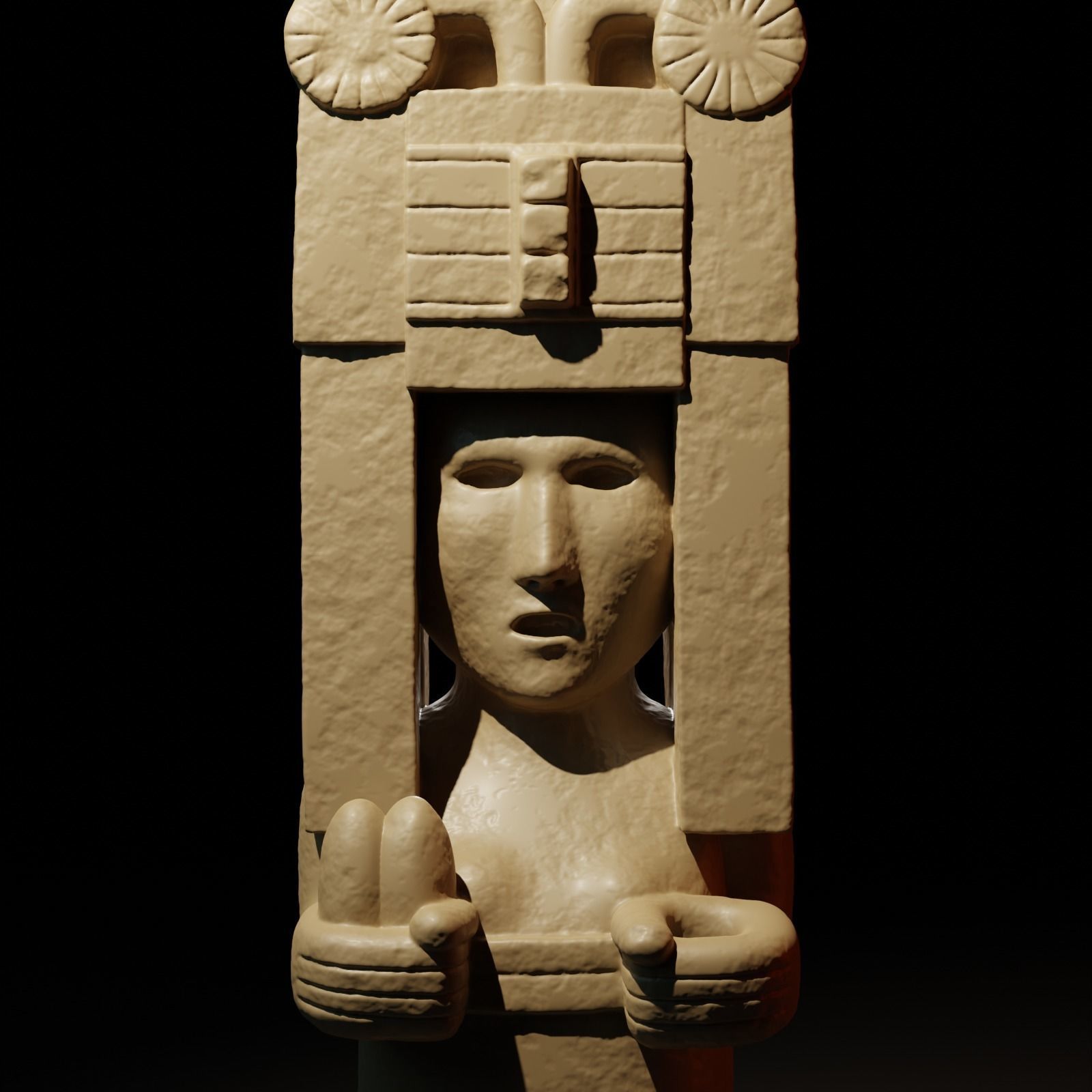 Chicomecoatl 3D print model_3