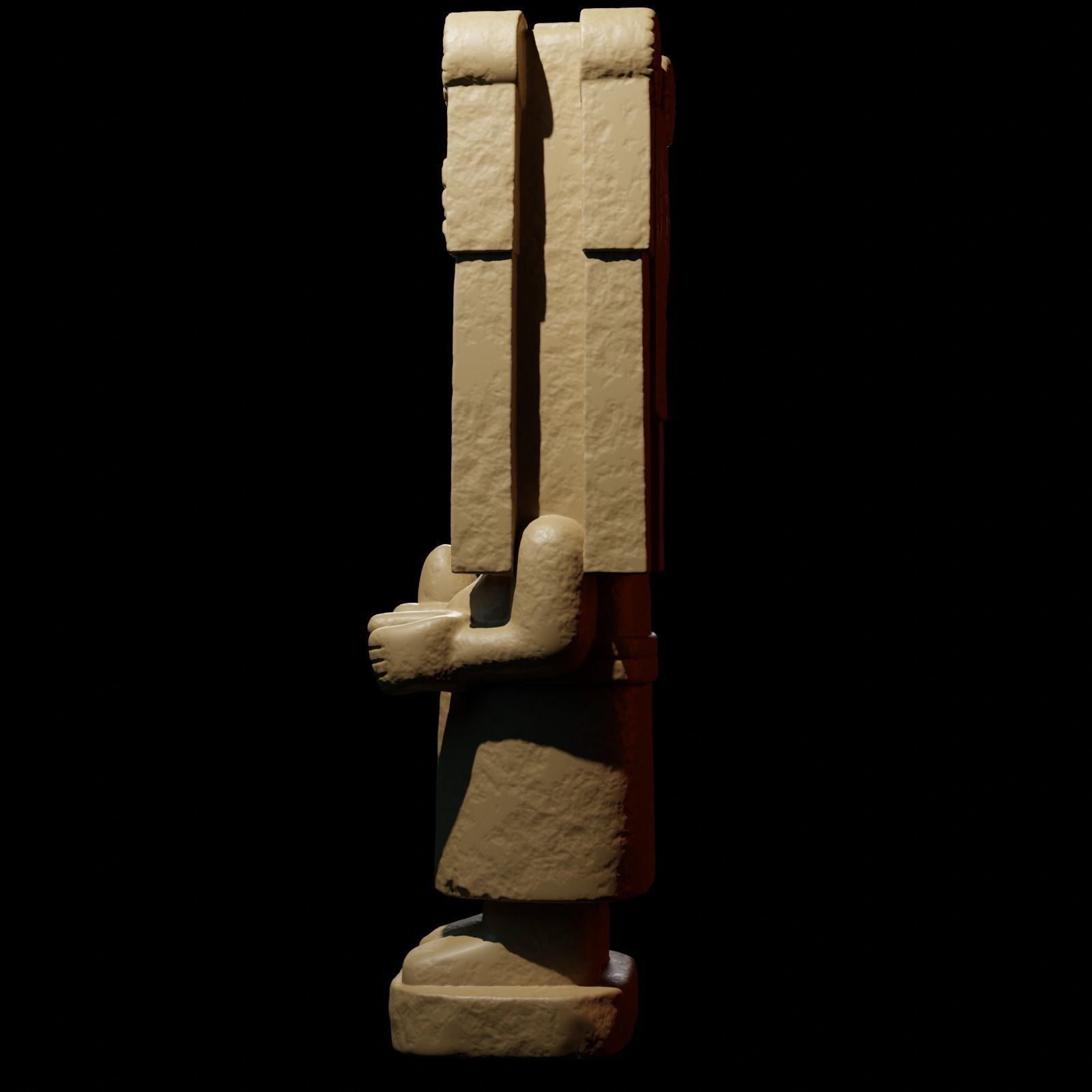 Chicomecoatl 3D print model_9