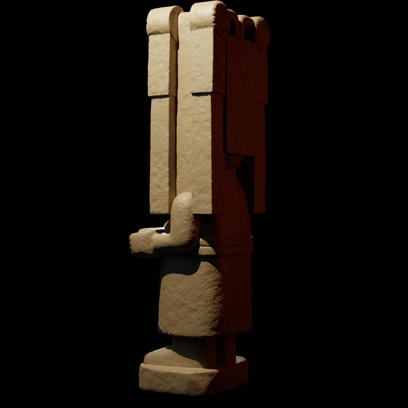 Chicomecoatl 3D print model_10