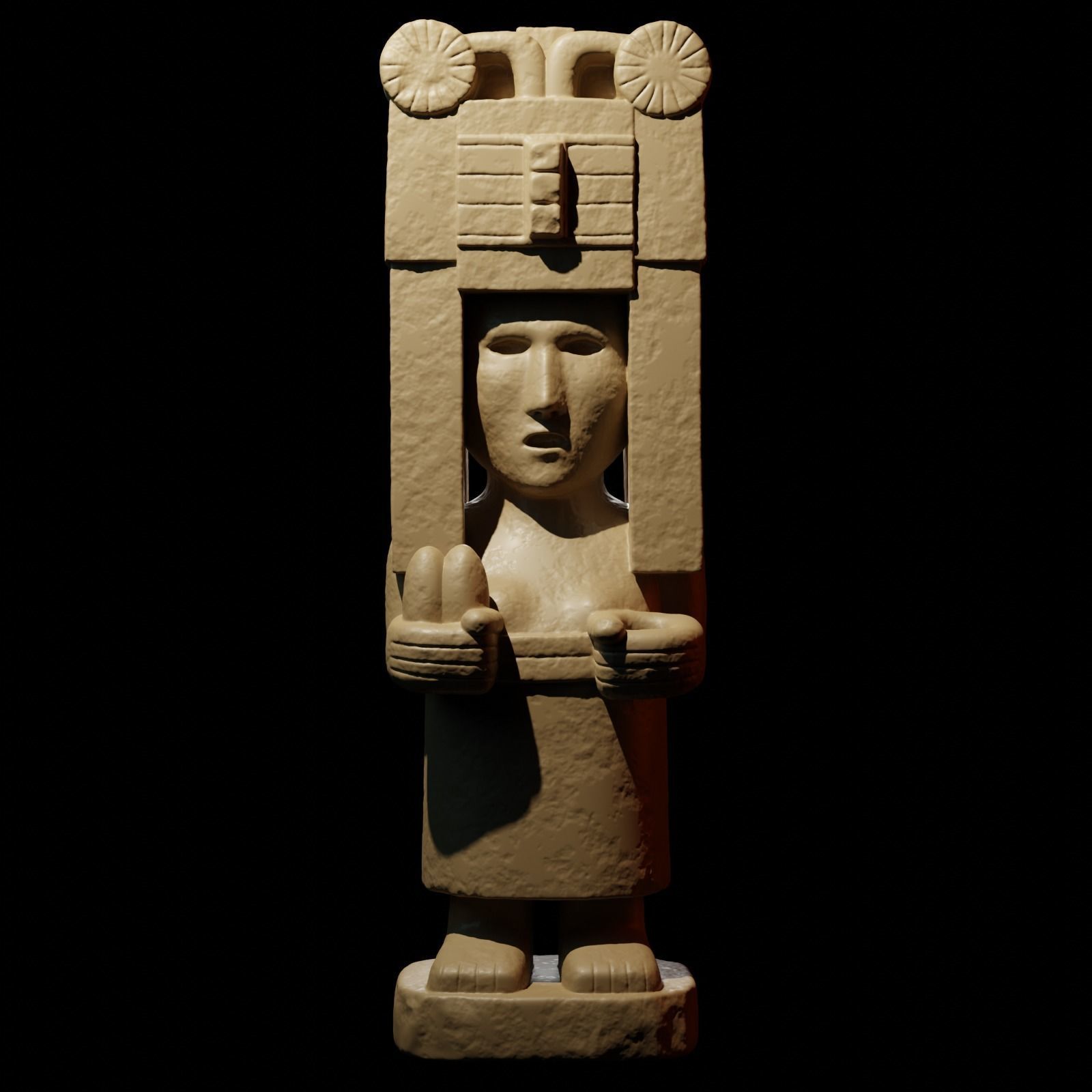 Chicomecoatl 3D print model_5
