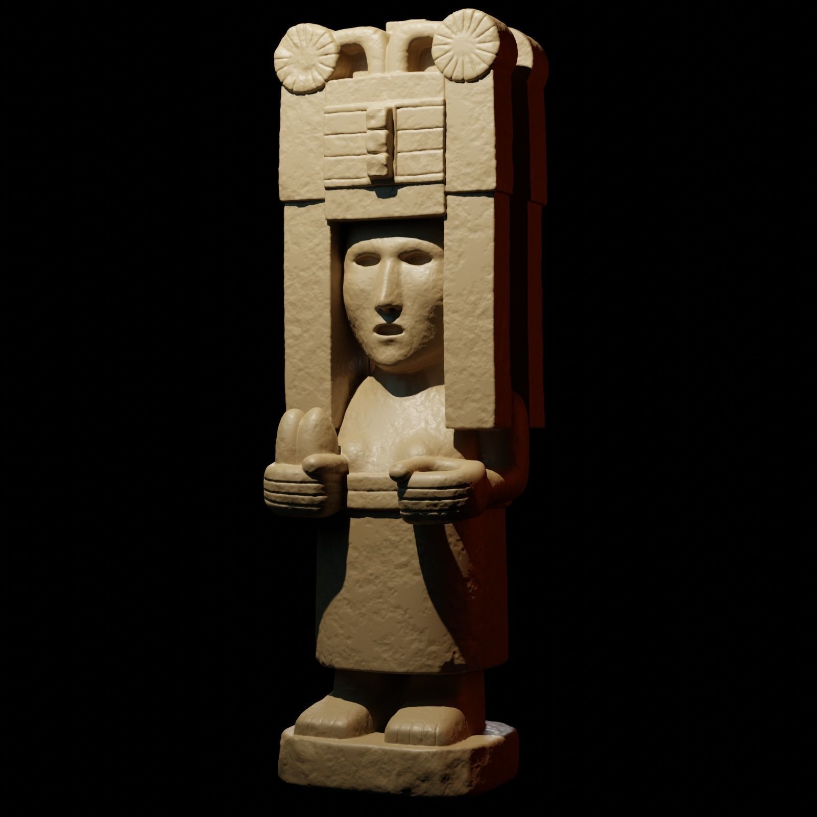 Chicomecoatl 3D print model_6