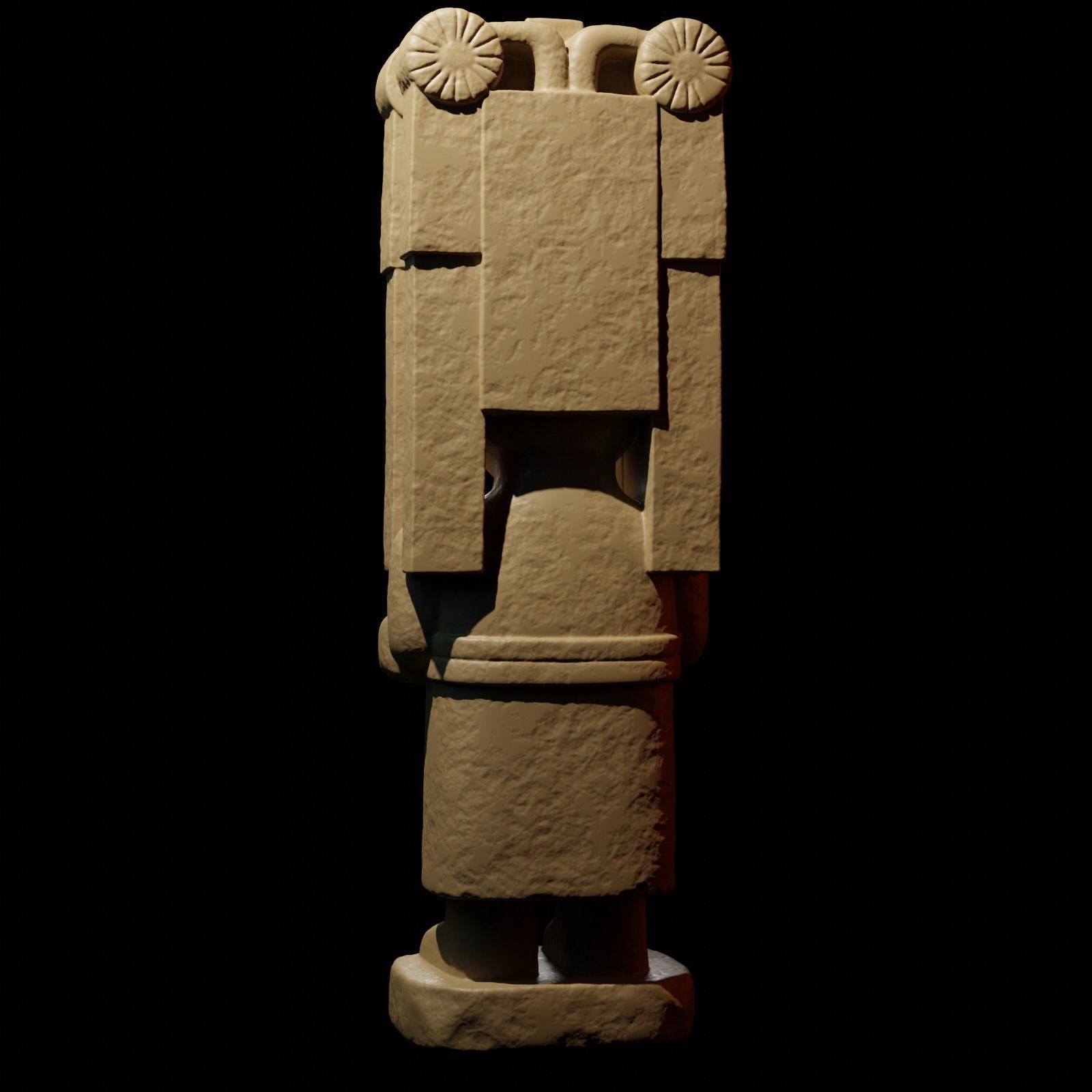 Chicomecoatl 3D print model_12