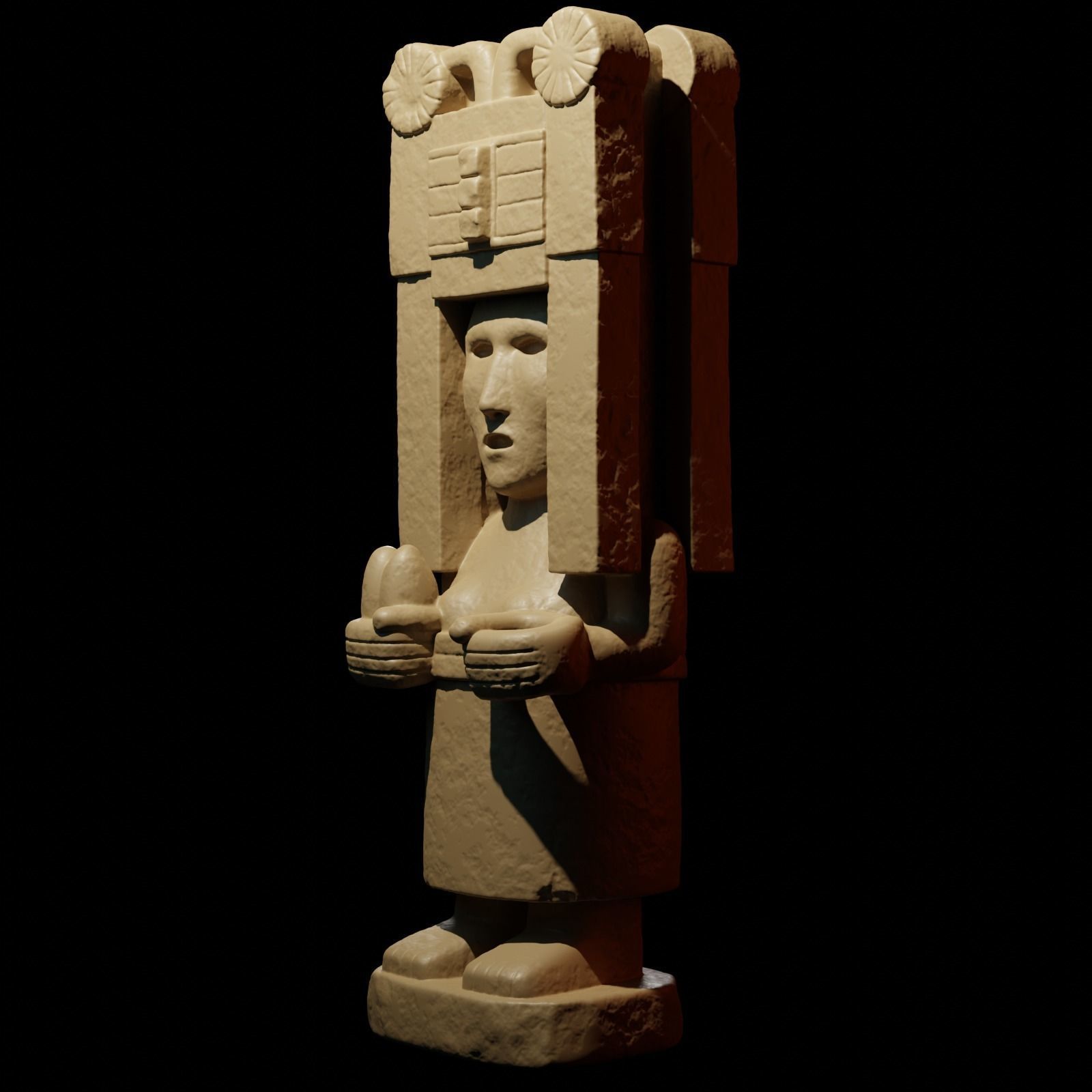 Chicomecoatl 3D print model_7