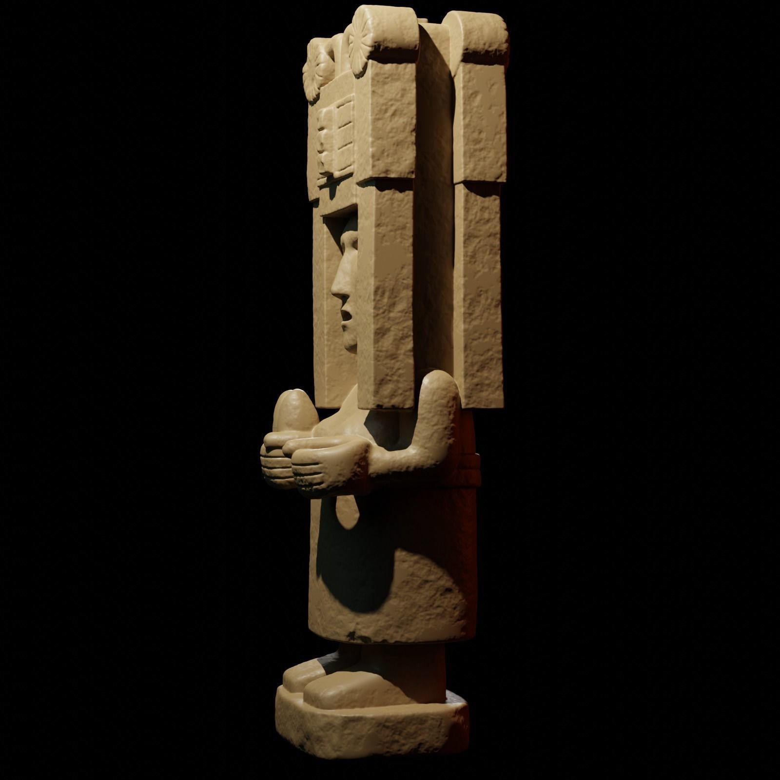 Chicomecoatl 3D print model_8