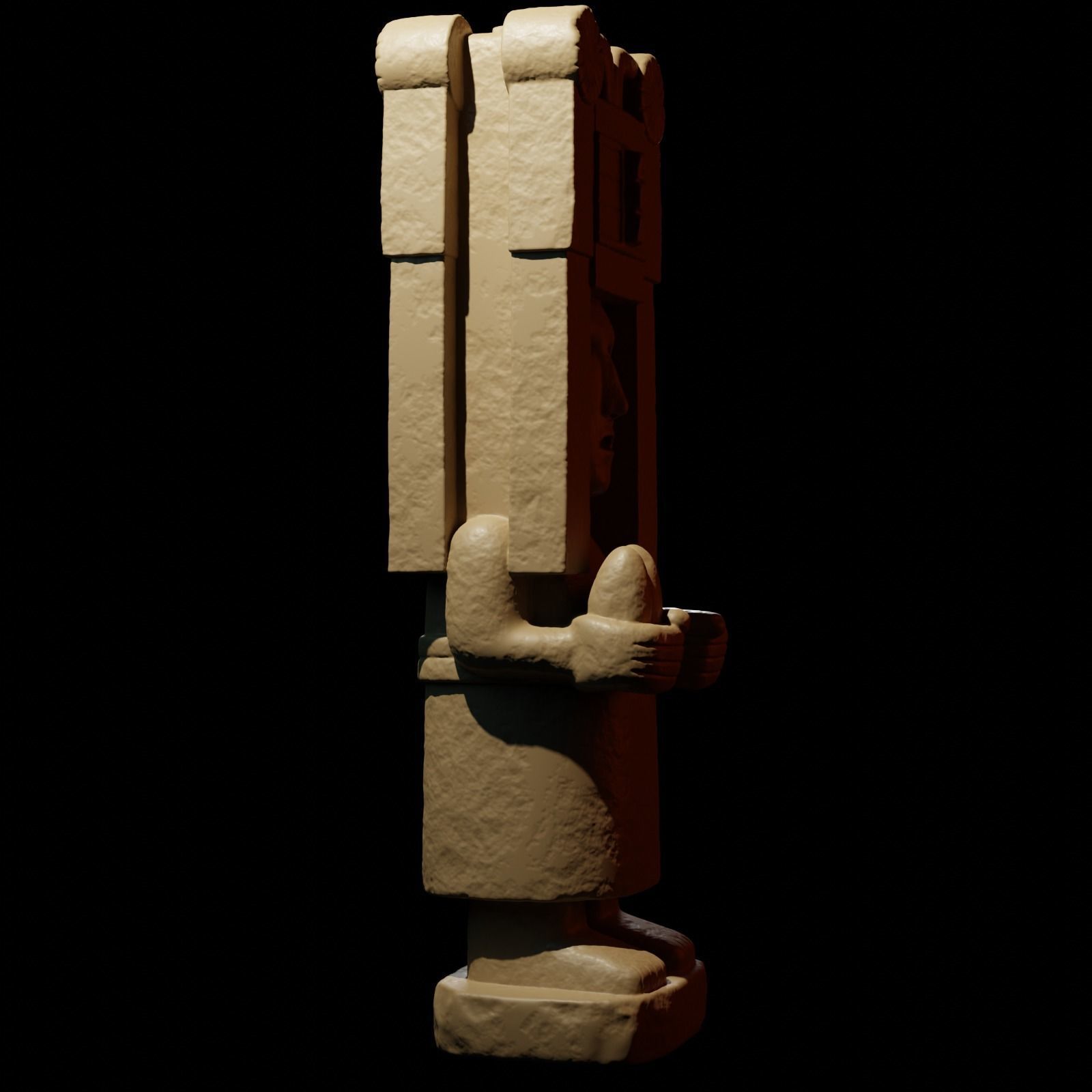 Chicomecoatl 3D print model_17