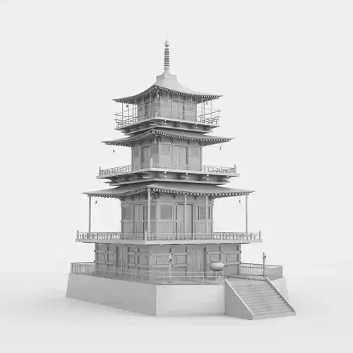 Japanese pagoda