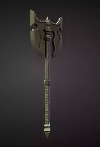 AXE11 high and low poly