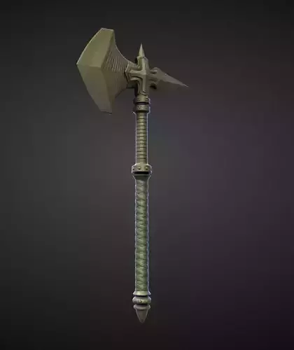 AXE12 high and low poly