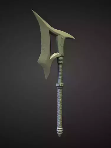 AXE15 high and low poly