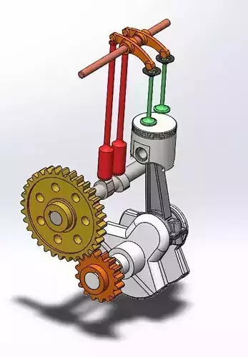 Engine gear 3D model
