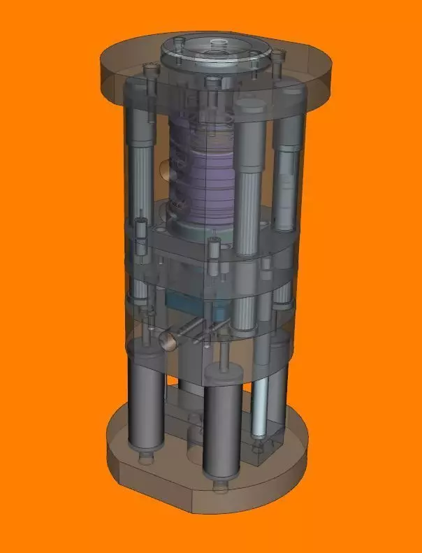 One test cup mold 3D model_0