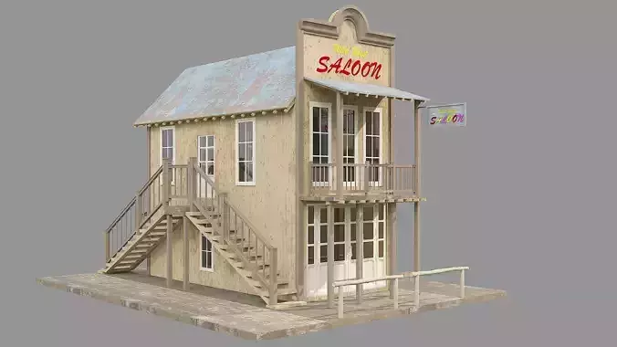 Wild West Build 3D model
