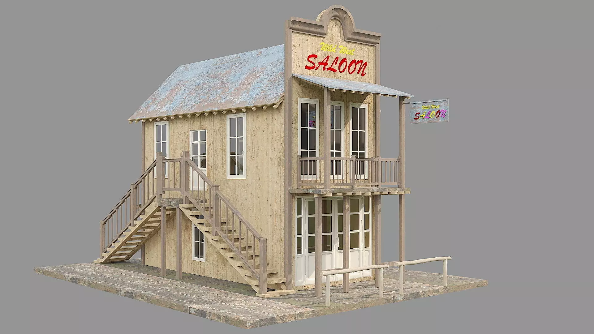 Wild West Build 3D model