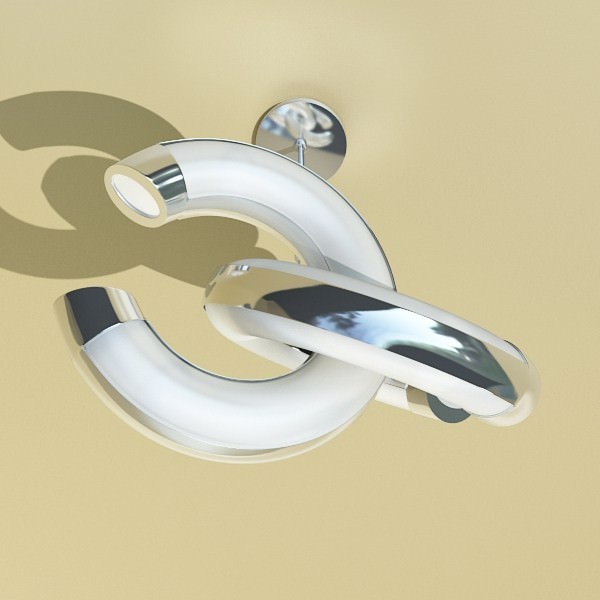 Modern Pendant Lamp 3D model_2