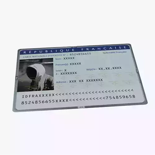 French identity card CNI