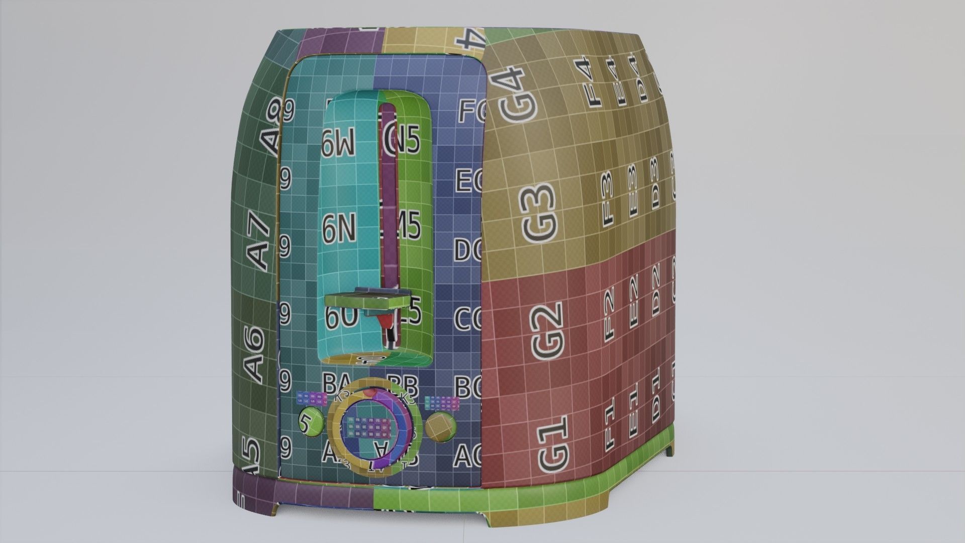 Toaster decker 3D model_6