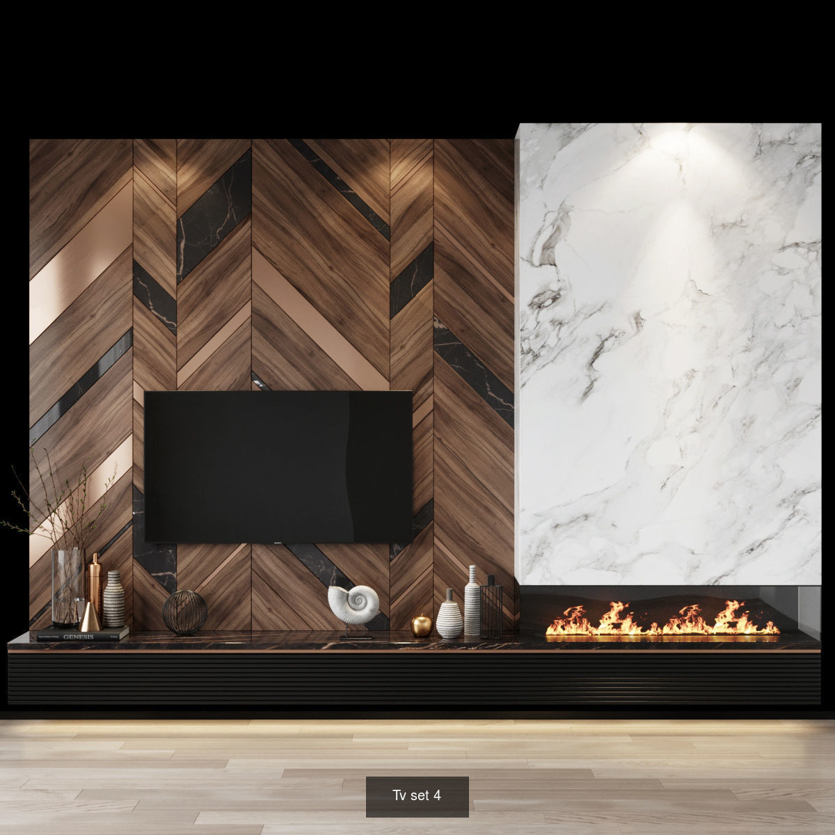 TV set Collection modern wall unit _3