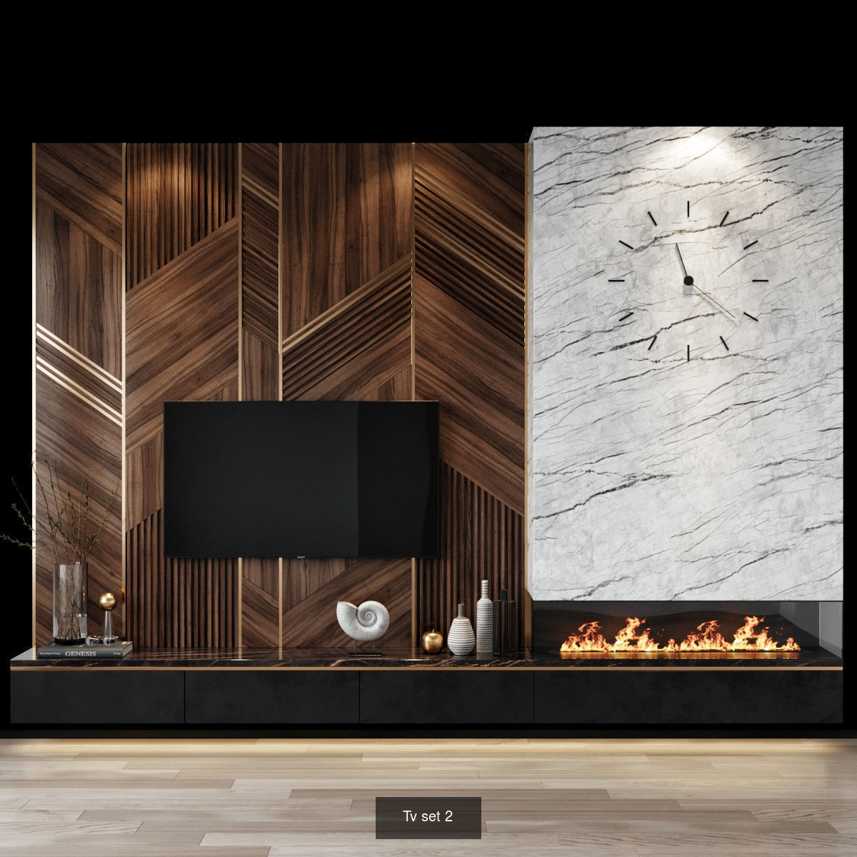 TV set Collection modern wall unit _4