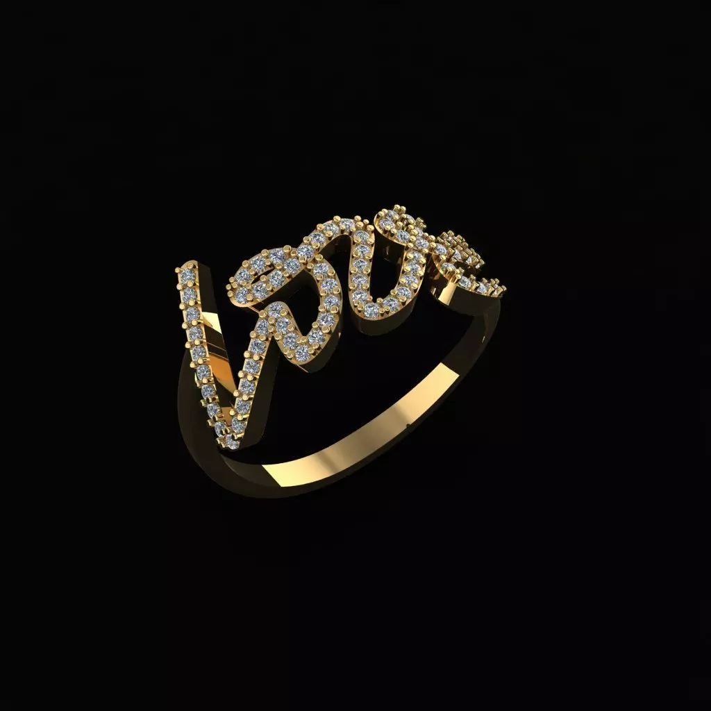 Love Ring 3D print model