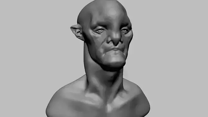 Creature Head N 3D model