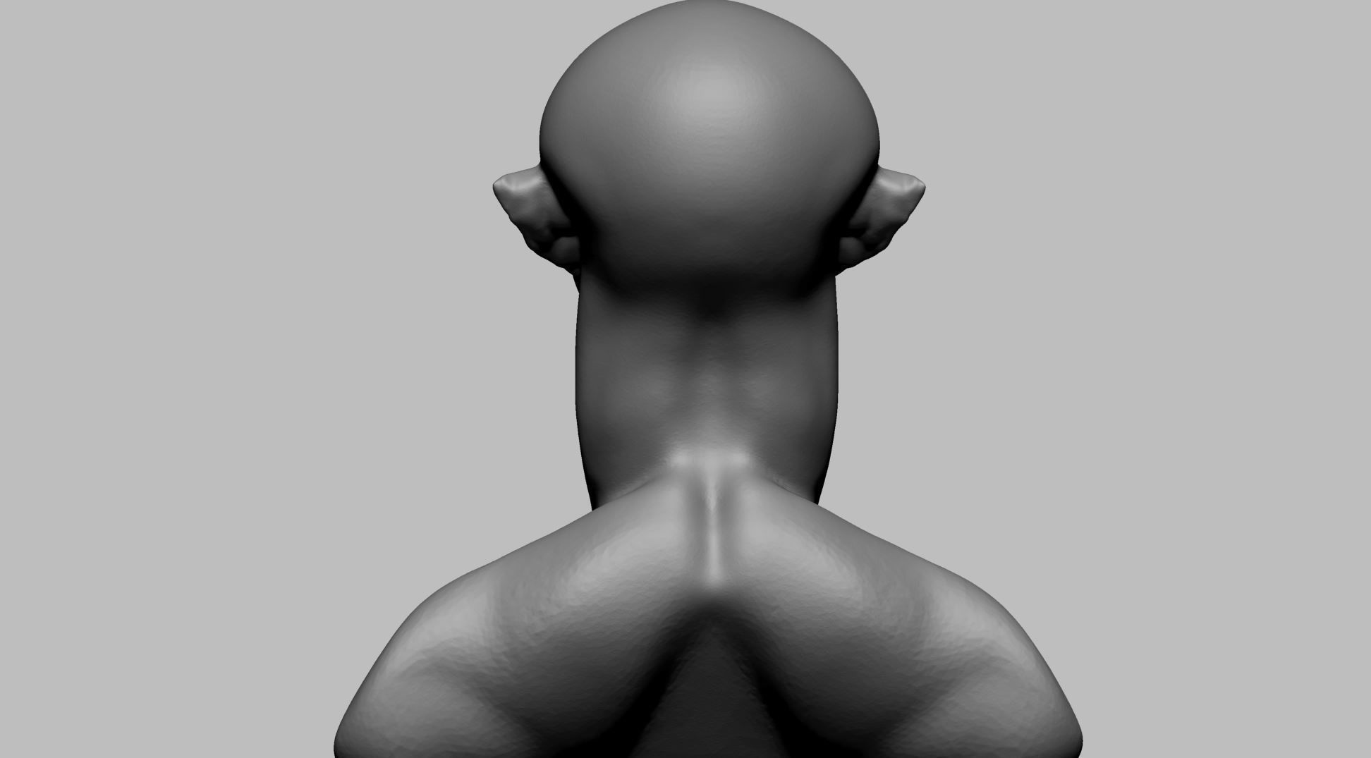 Creature Head N 3D model_4