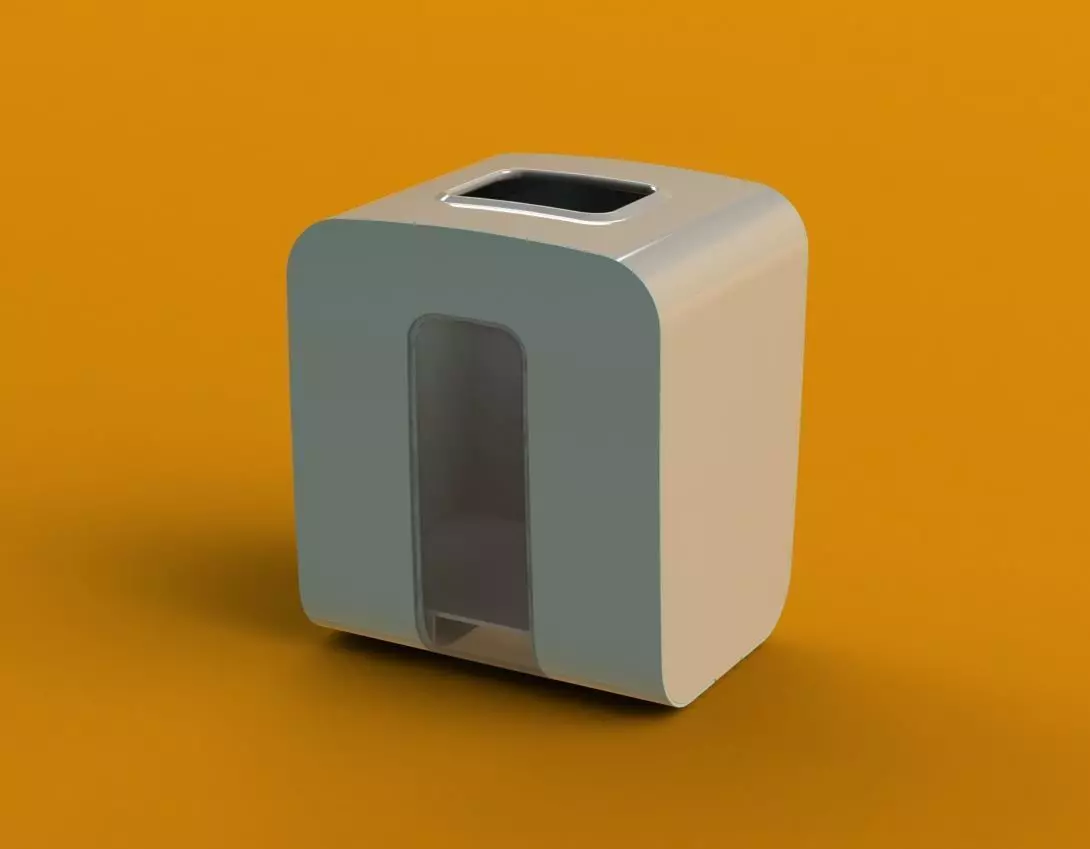 shape napkin holder 01 3D print model