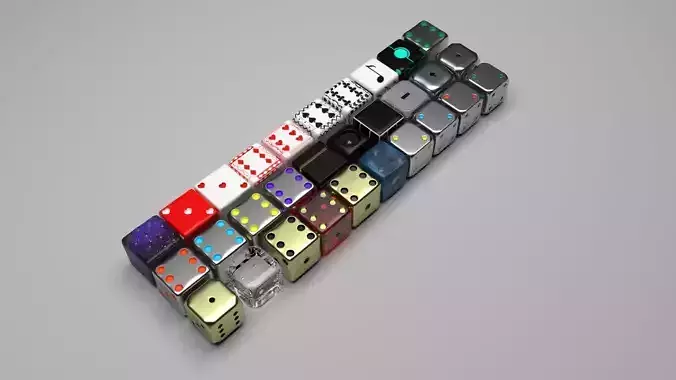 Dices Set 3D print model