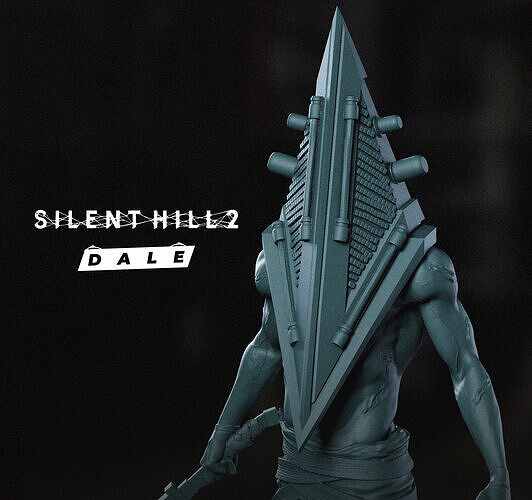 Pyramid Head 3D Model  Silent Hill 2 3D print model