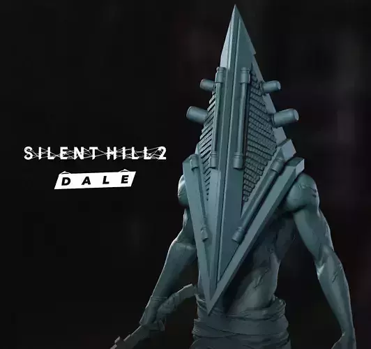 Pyramid Head 3D Model  Silent Hill 2 3D print model