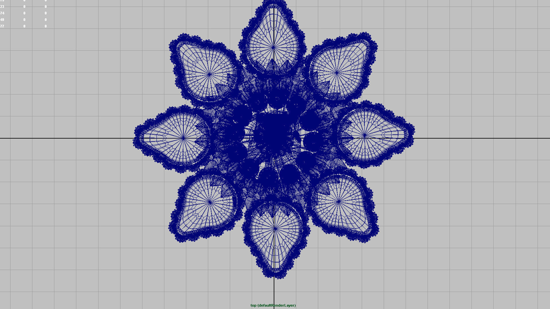 clay oil lamp lakshmi 3D model_3