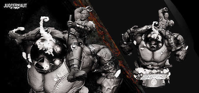 Wicked Juggernaut Bust Tested and ready for 3d printing 3D print model