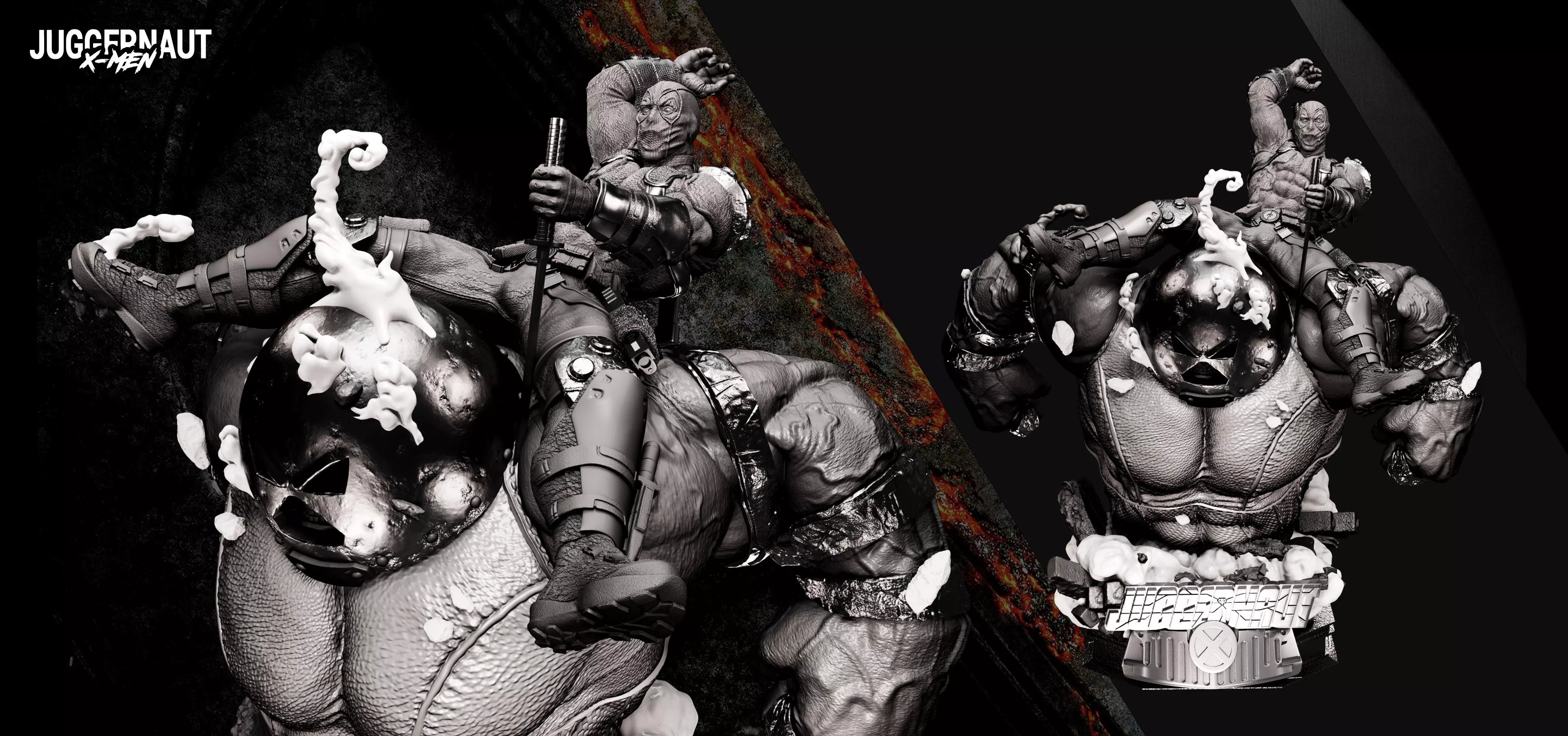 Wicked Juggernaut Bust Tested and ready for 3d printing 3D print model_0