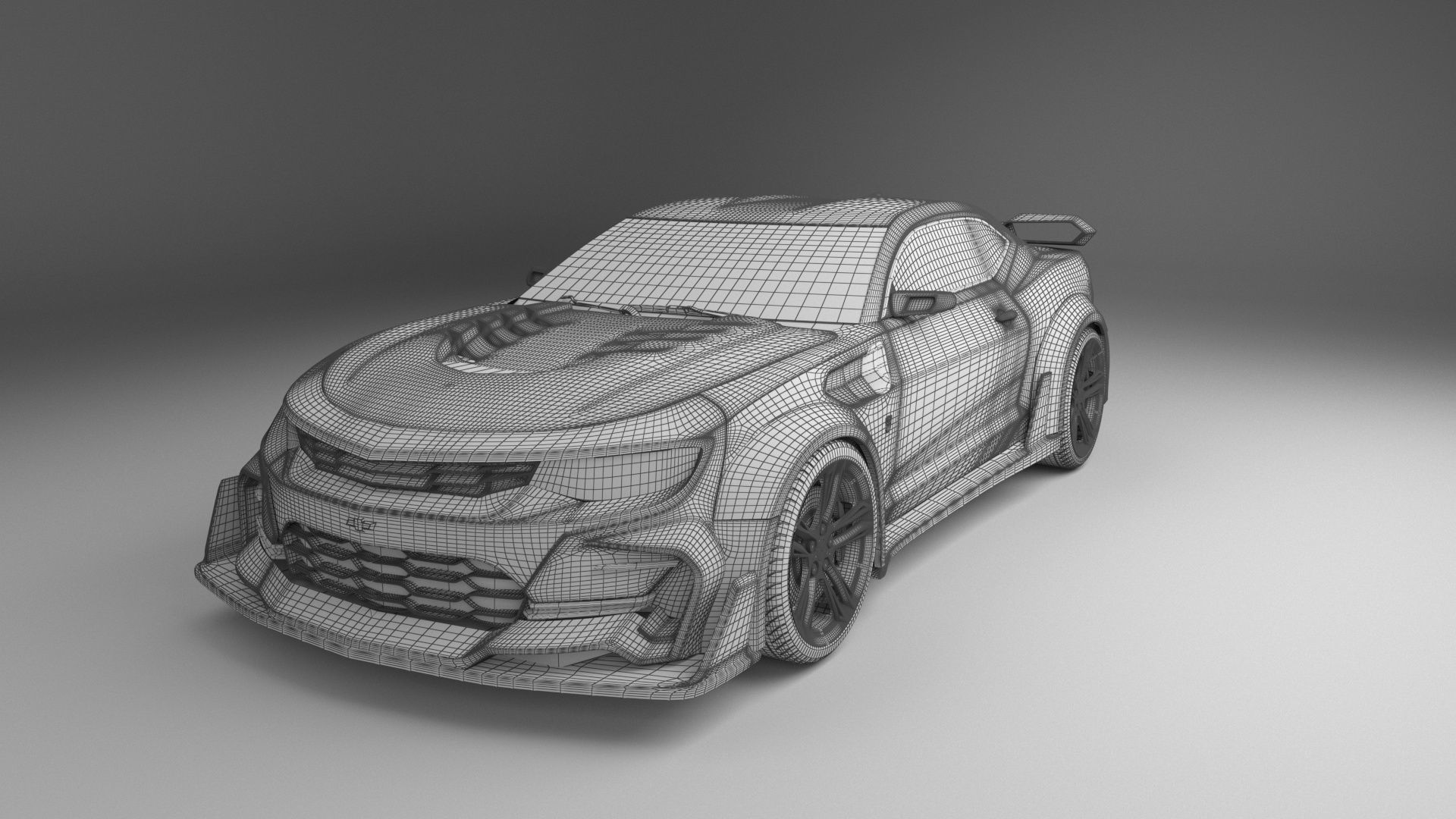 2016 Chevrolet Camaro- Transformer the Last Knight 3D model_9
