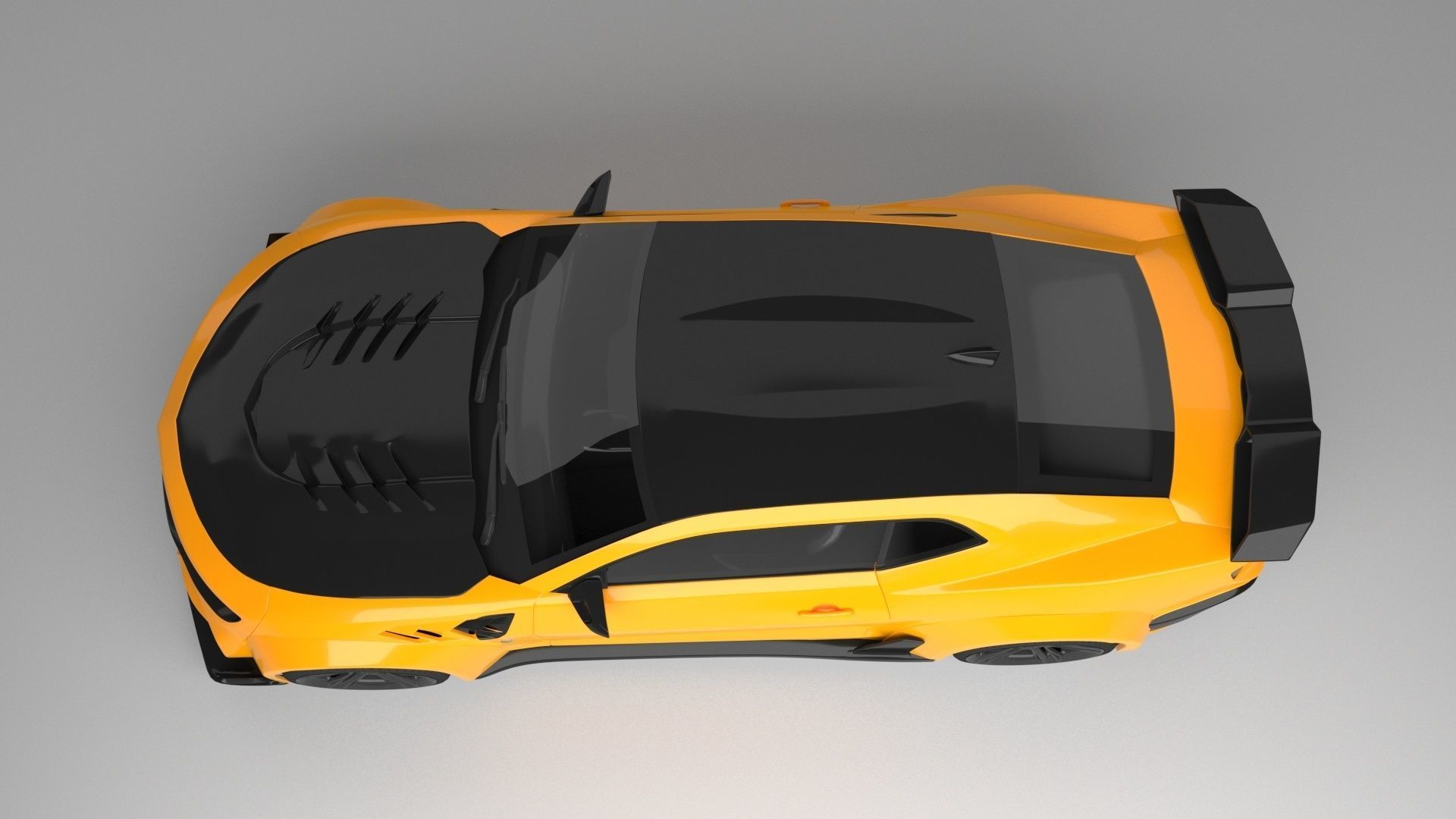 2016 Chevrolet Camaro- Transformer the Last Knight 3D model_4