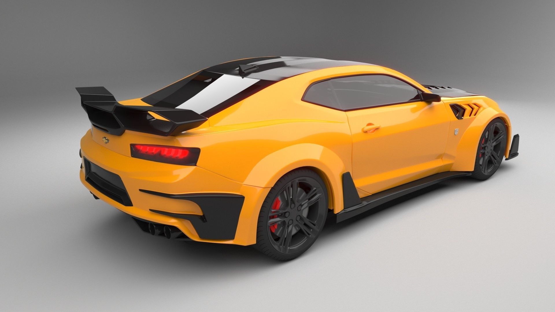 2016 Chevrolet Camaro- Transformer the Last Knight 3D model_6