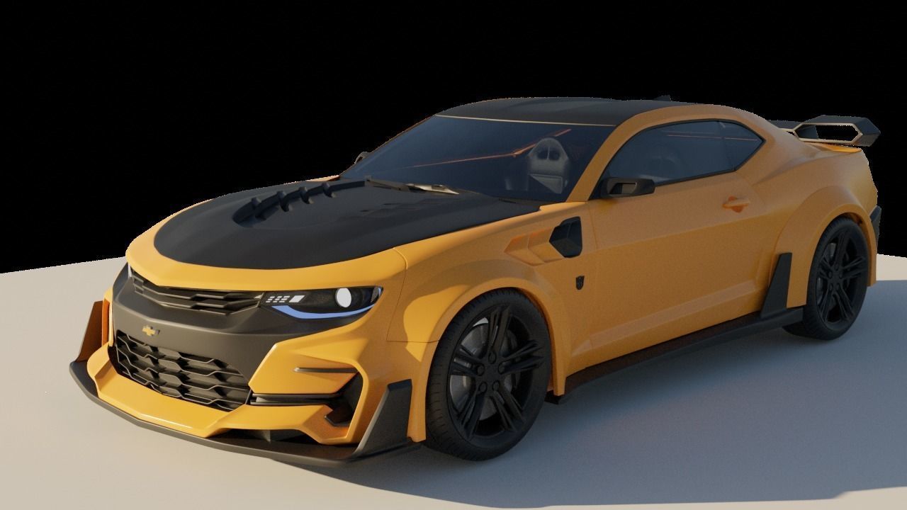 2016 Chevrolet Camaro- Transformer the Last Knight 3D model_12