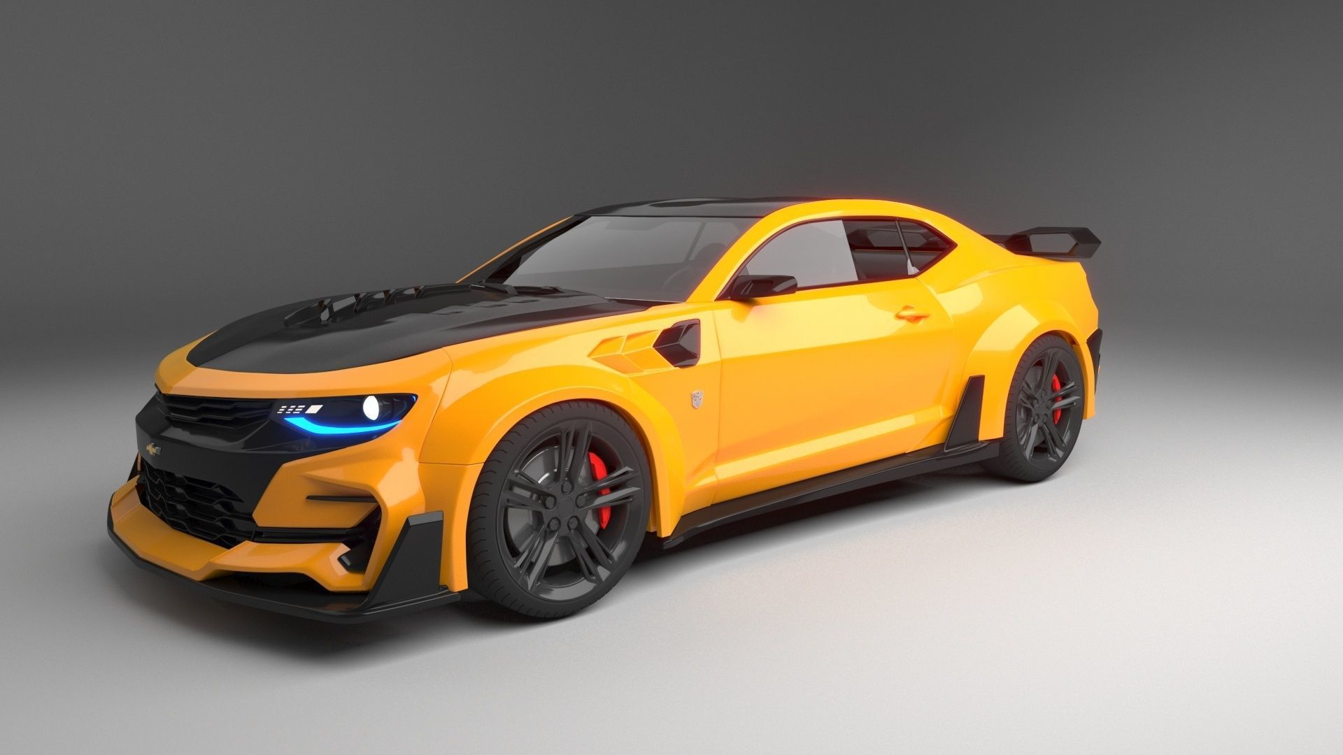 2016 Chevrolet Camaro- Transformer the Last Knight 3D model_2