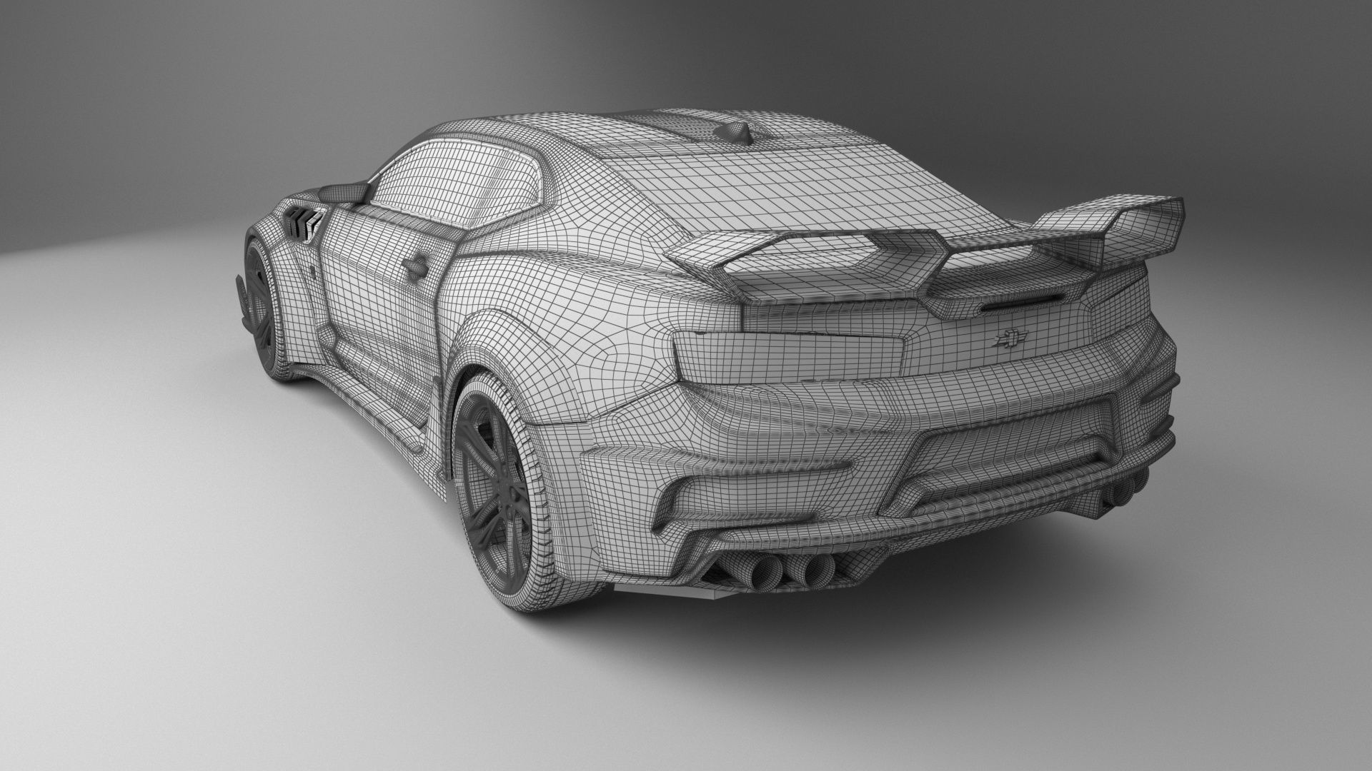 2016 Chevrolet Camaro- Transformer the Last Knight 3D model_10