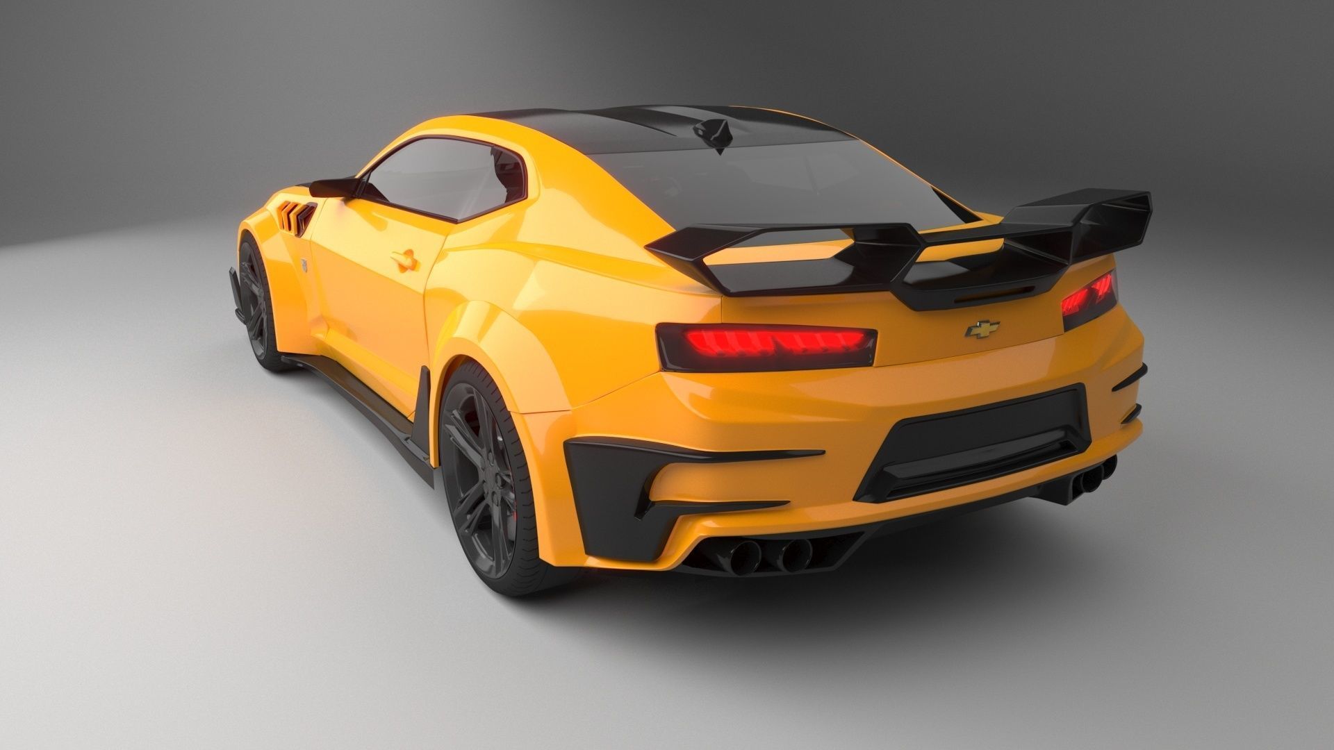 2016 Chevrolet Camaro- Transformer the Last Knight 3D model_5