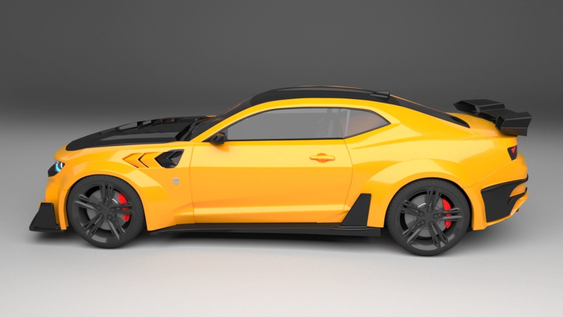 2016 Chevrolet Camaro- Transformer the Last Knight 3D model_3