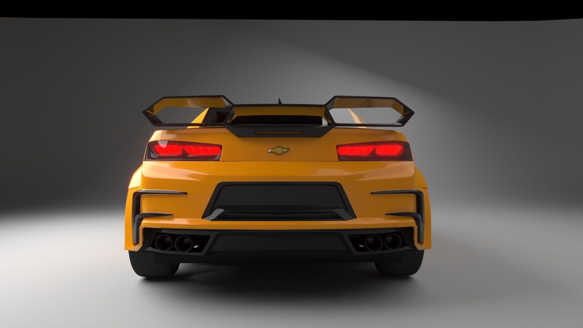 2016 Chevrolet Camaro- Transformer the Last Knight 3D model_8