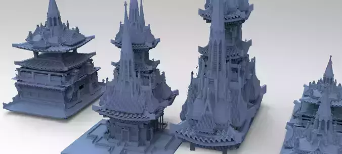 General Warlord Temples Tower 4 designs