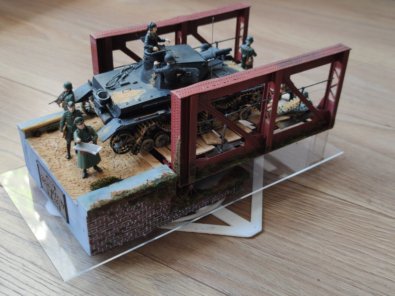 Historical Railroad Bridge 3D print model_24