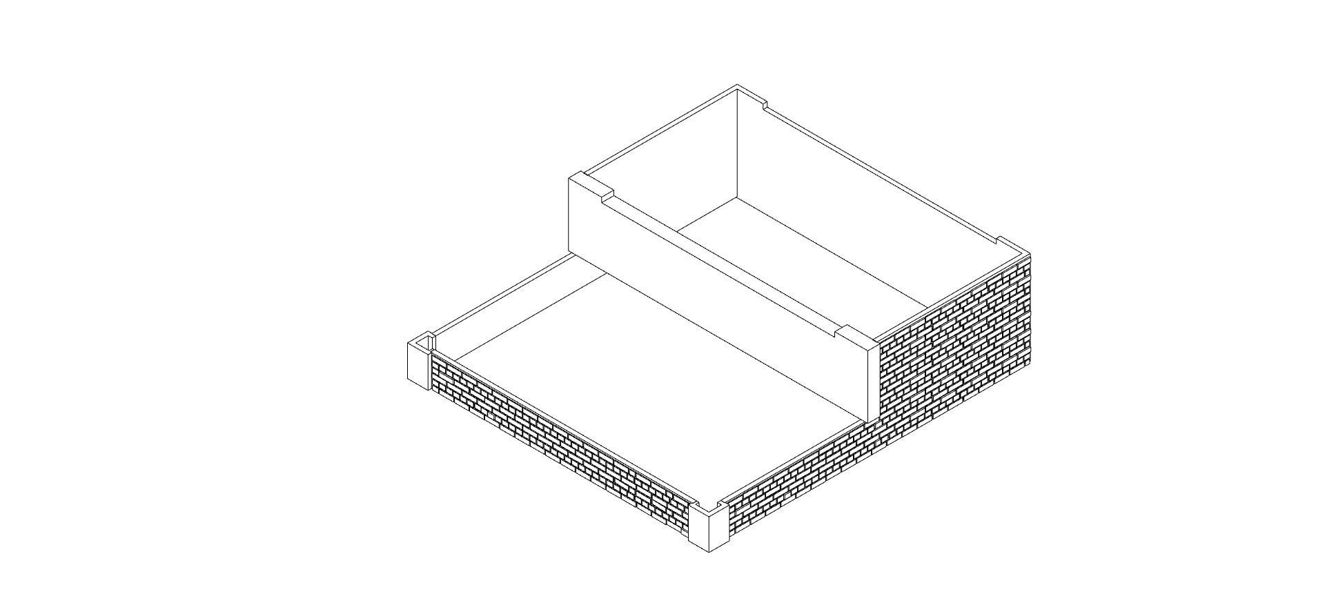 Historical Railroad Bridge 3D print model_9