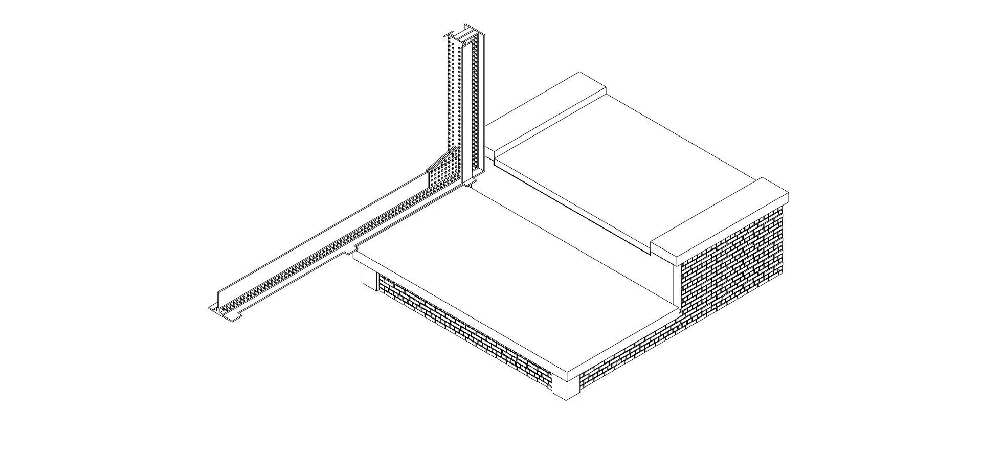 Historical Railroad Bridge 3D print model_11