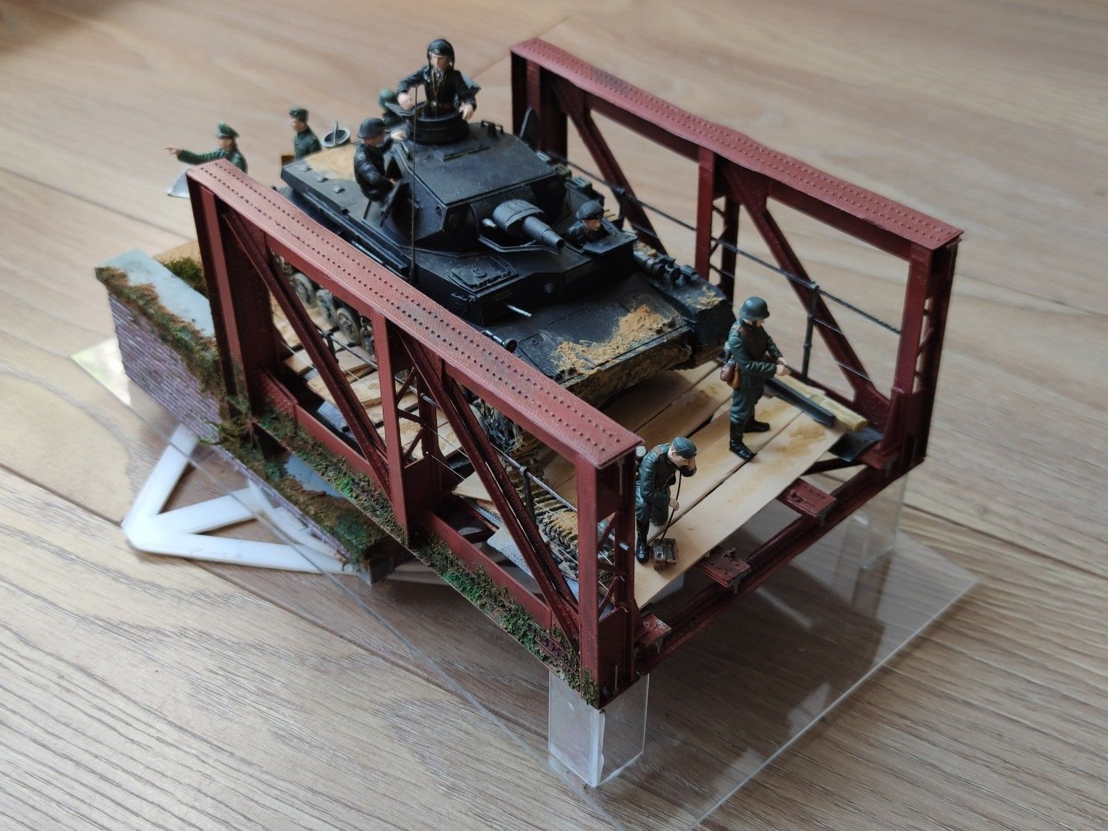 Historical Railroad Bridge 3D print model_21