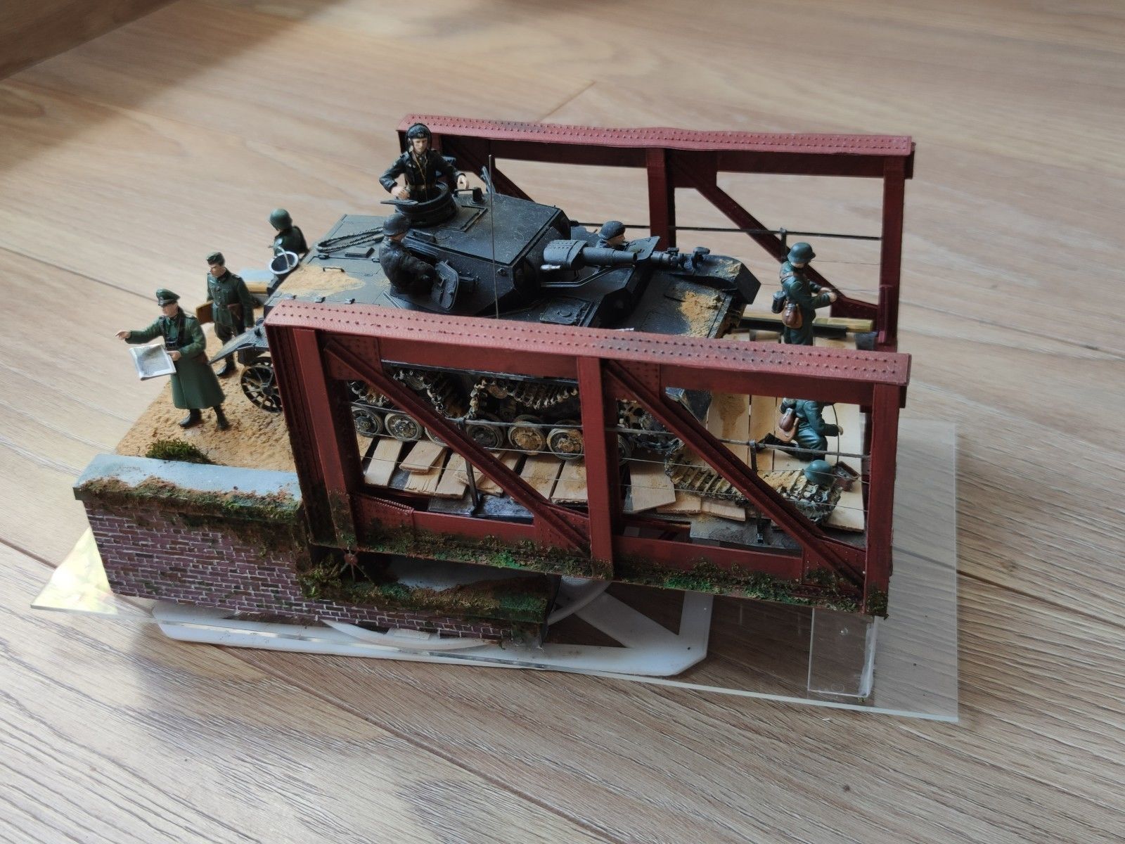 Historical Railroad Bridge 3D print model_20