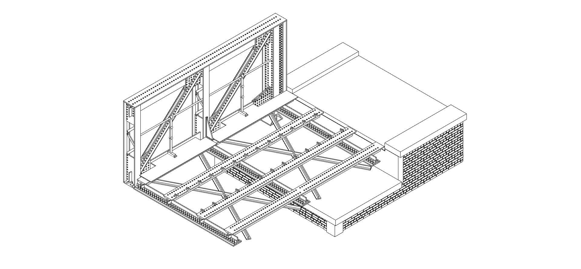 Historical Railroad Bridge 3D print model_16