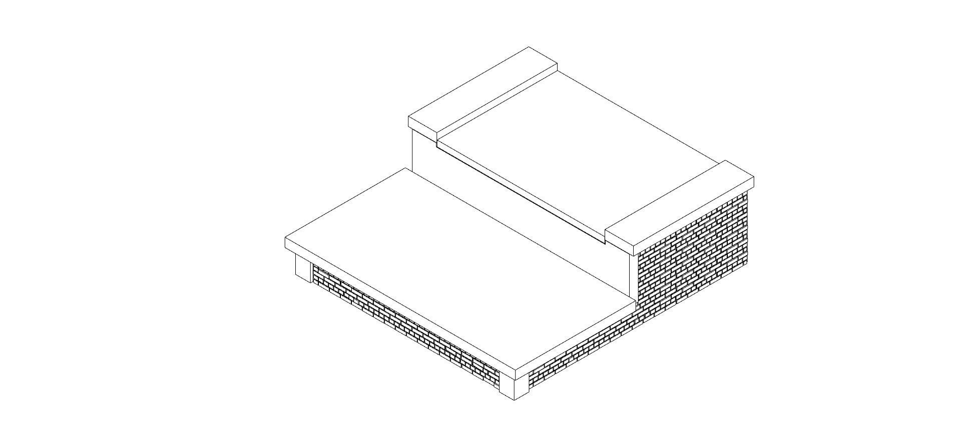 Historical Railroad Bridge 3D print model_10