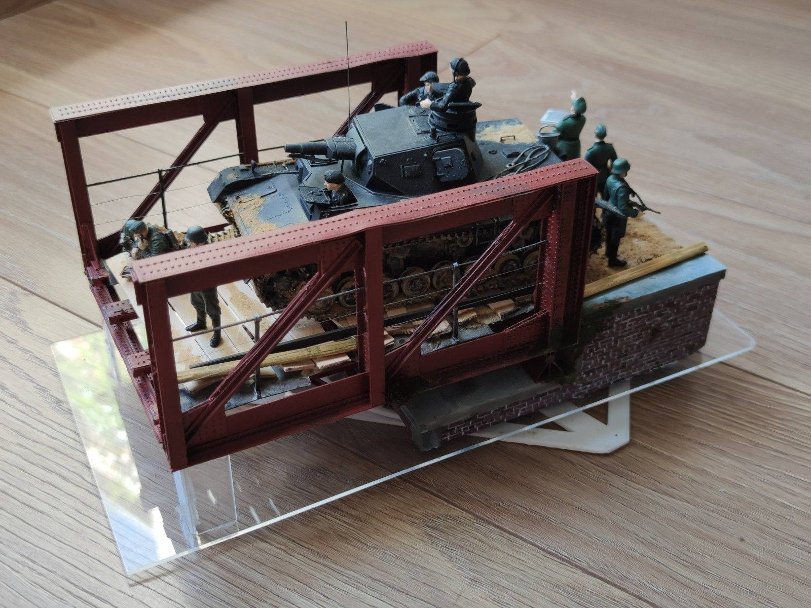 Historical Railroad Bridge 3D print model_22